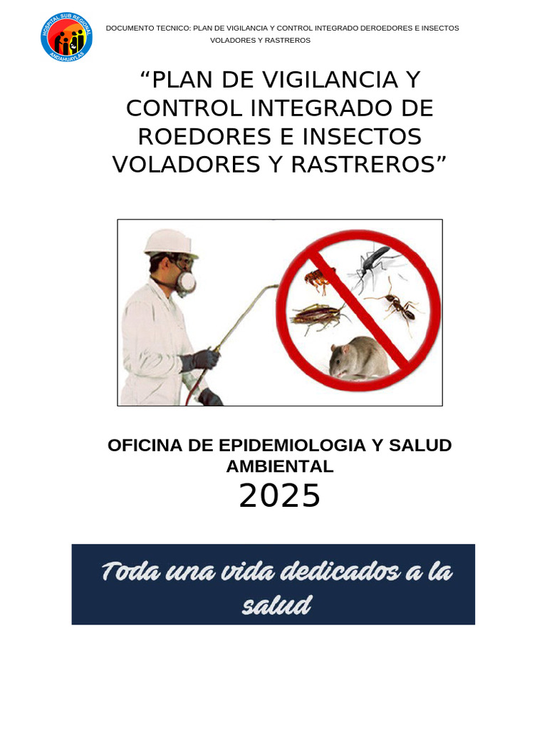 Plan de Control de Plagas y Roedores | PDF | Plaga (organismo) | Pesticida