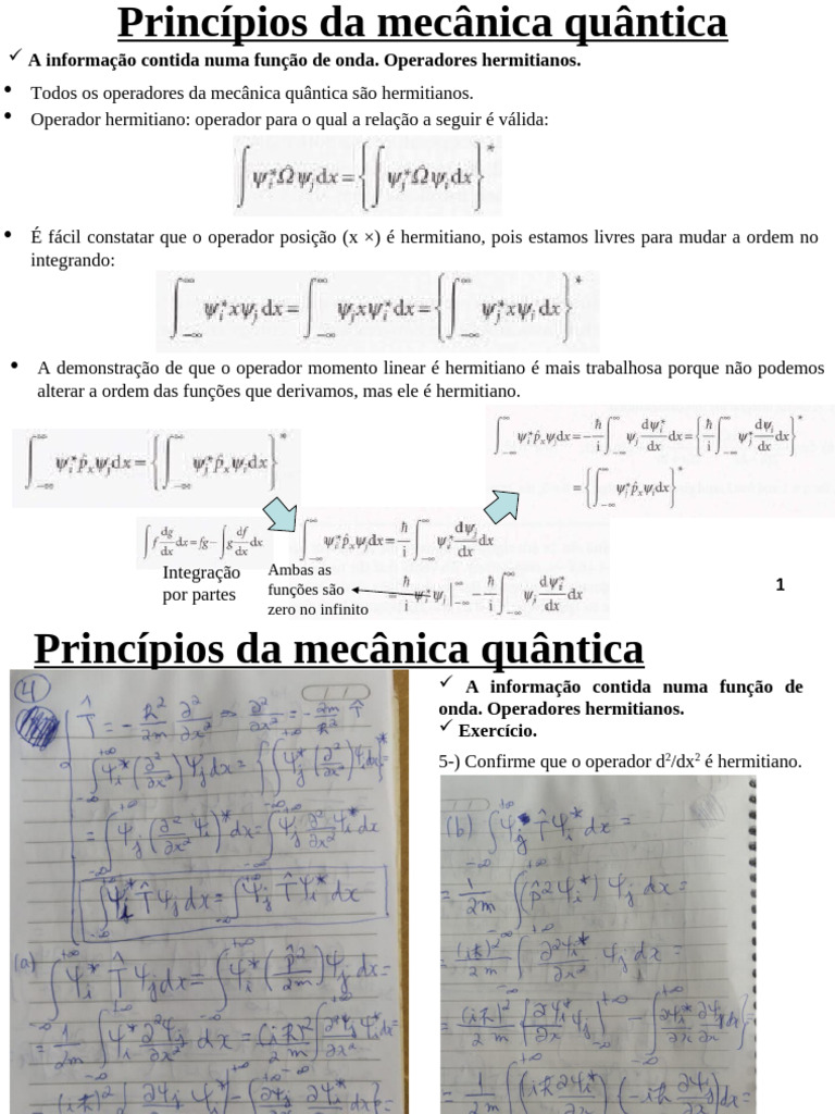 Princípios Da Mecânica Quântica - 2020-1 - Parte 2 | PDF | Função de ...