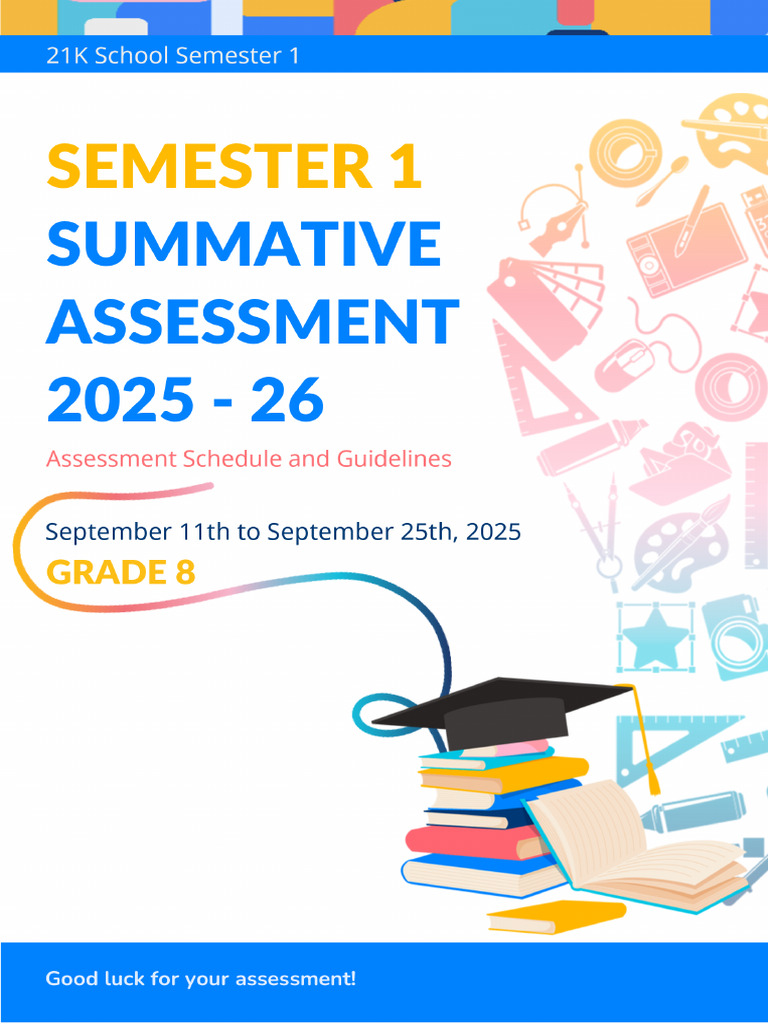 Grade 8 - Assessment Schedule and Guidelines | PDF