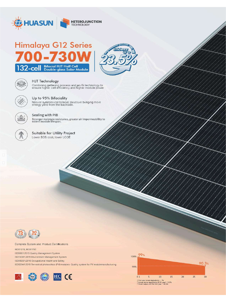 HS-210-B132 700Wp | PDF