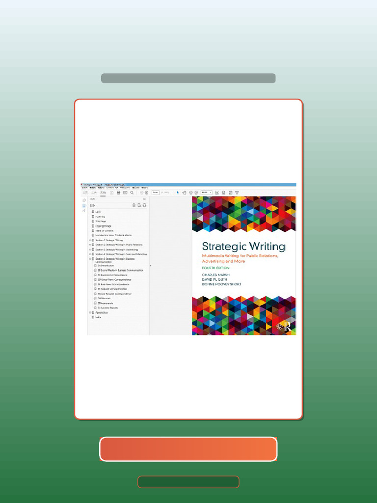 Strategic Writing Multimedia Writing For Public Relations Advertising ...