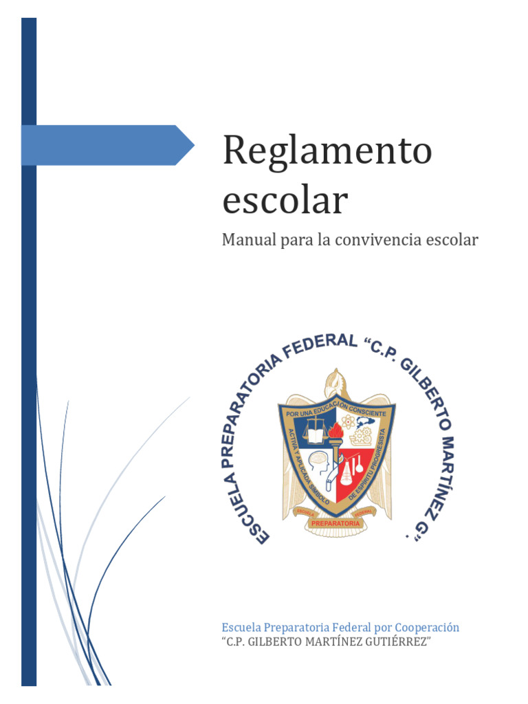 Reglamento Escolar y Manual de Convivencia | PDF | Institución | Escuelas