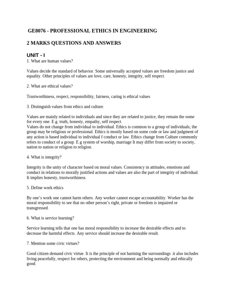 Professional Ethics in Engineering | PDF | Risk | Morality
