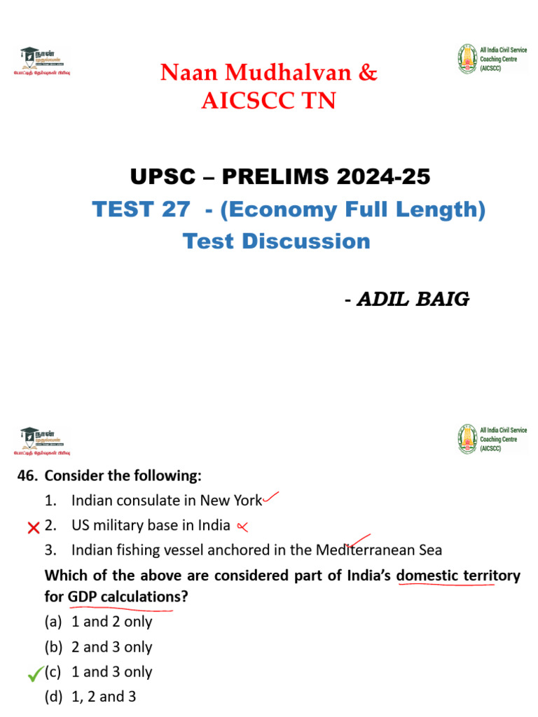 Test 27 - Economy (Full Length) Discussion | PDF | Exchange Traded Fund ...