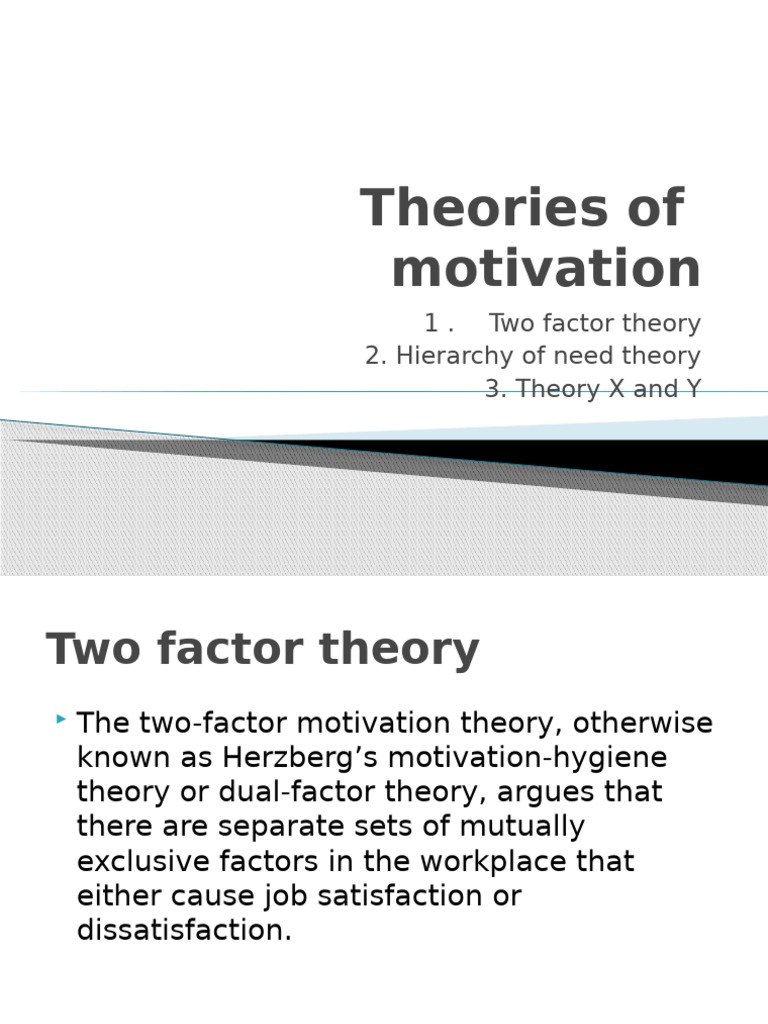 Theories of Motivation | PDF | Social Psychology | Psychology