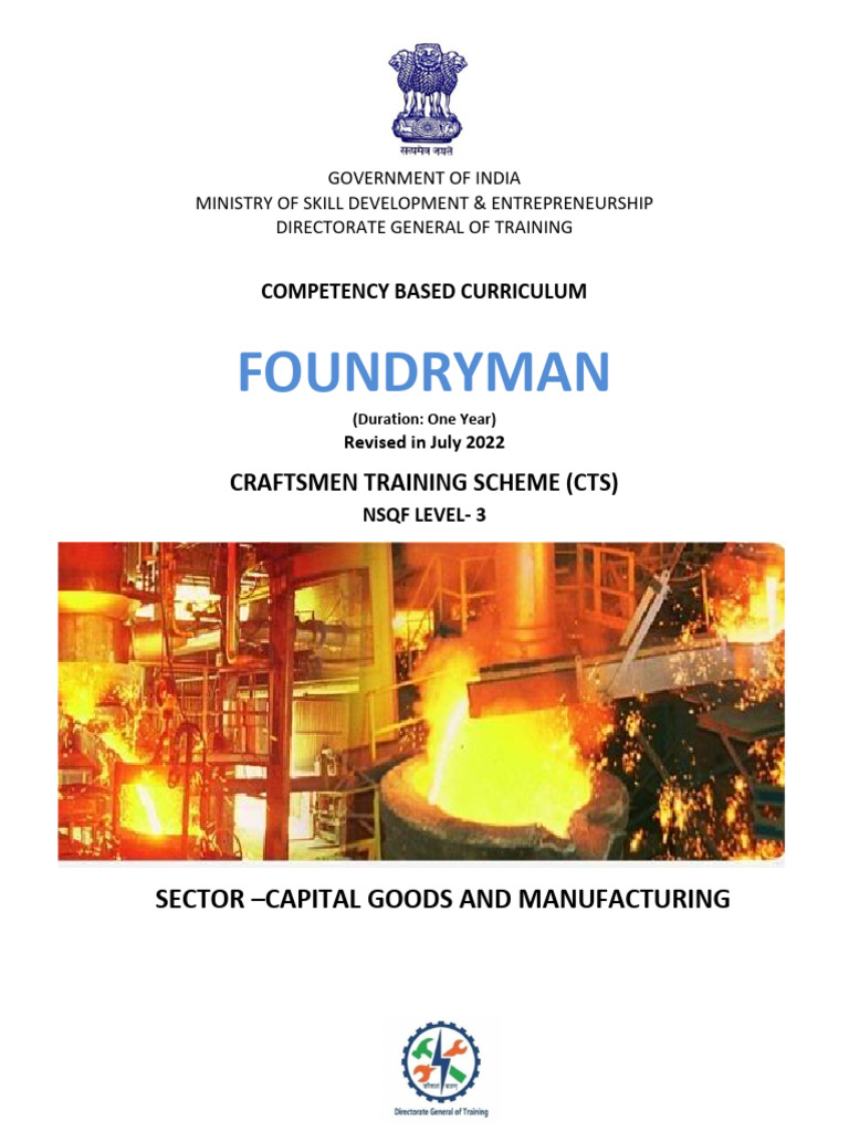 Foundryman Training Curriculum Overview | PDF | Foundry | Casting