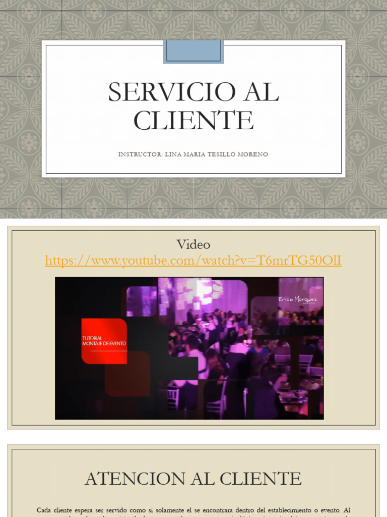 Claves para un Excelente Servicio al Cliente | PDF | Cliente