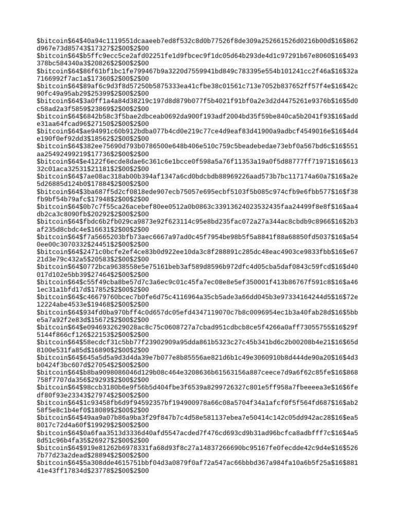 Bitcoin Transaction Data Records | PDF | Distributed Computing ...