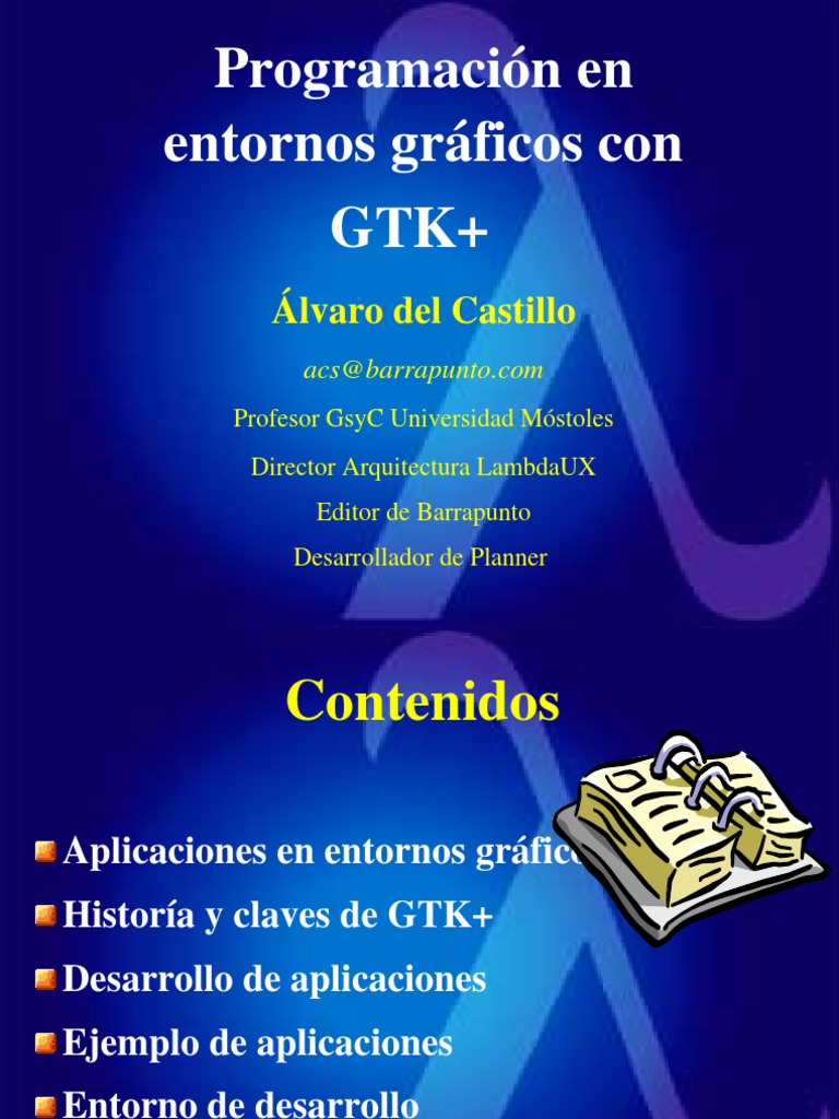 Programacion en GTK+ | PDF | Contenido libre | Interfaces gráficas de ...