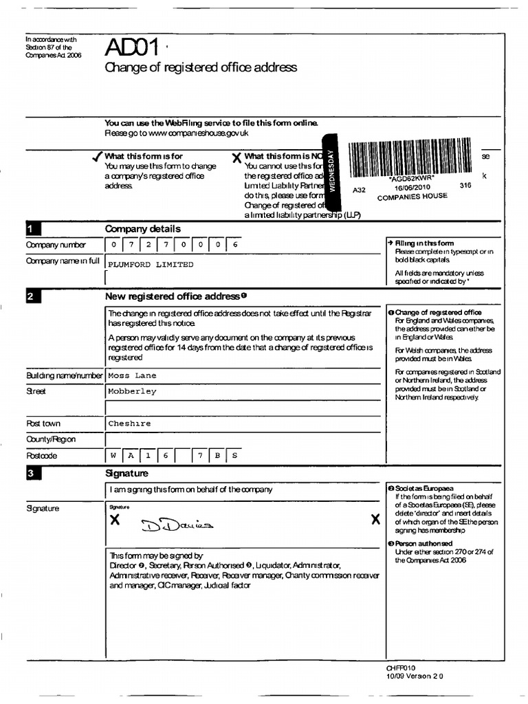 Companies House Document | PDF