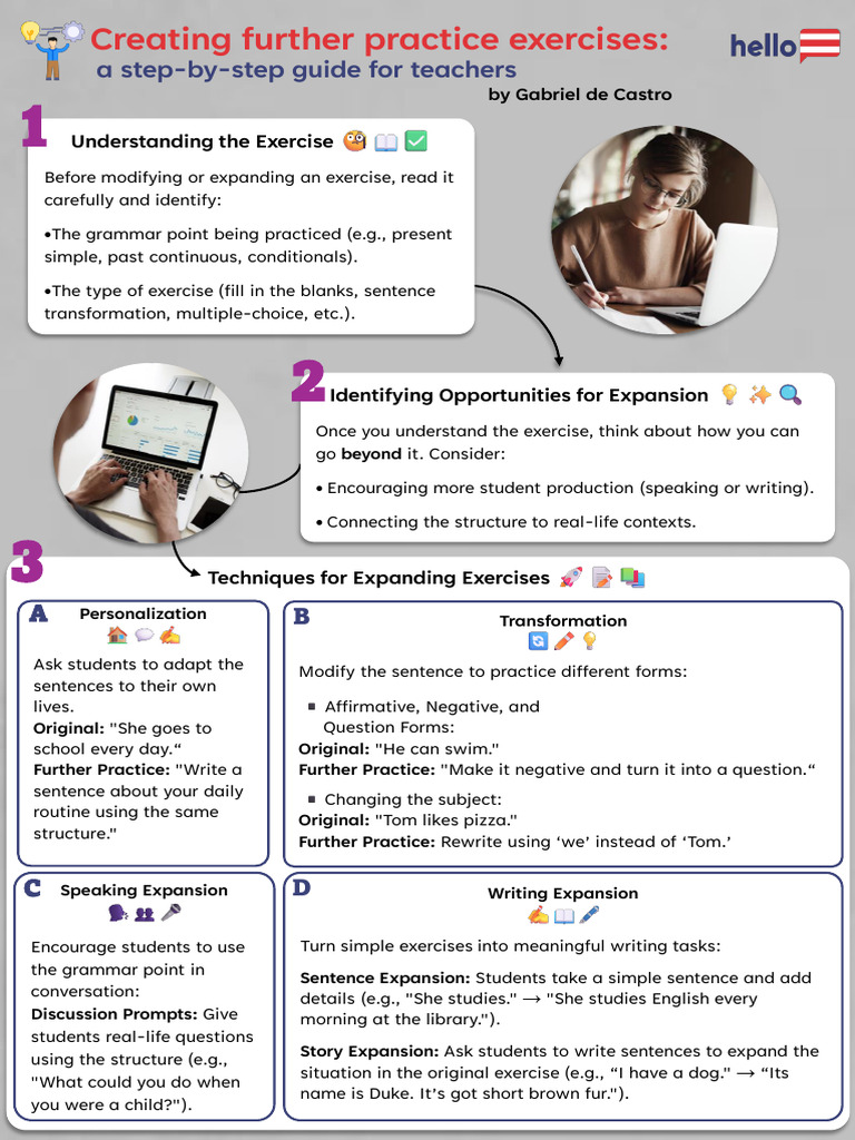 Creating Further Practice Exercises | PDF | Question | Cognitive Science