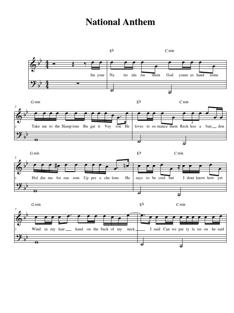 Lana Del Rey National Anthem Divertissement (Général)