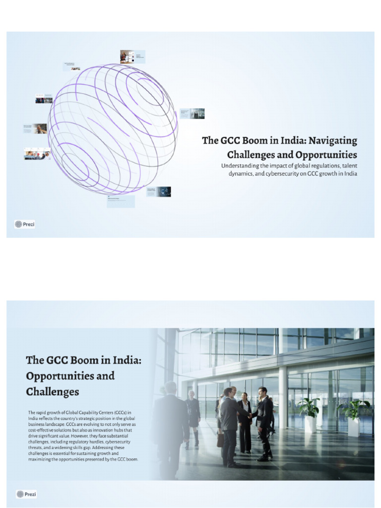 The GCC Boom in India-Navigating Challenges and Opportunities | PDF