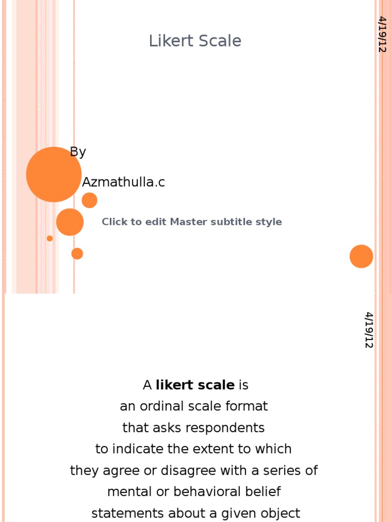 Understanding the Likert Scale | PDF