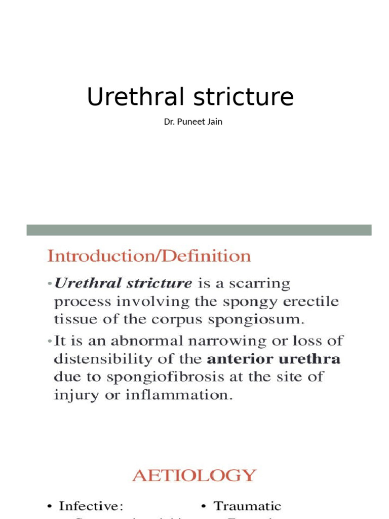 Urethral Stricture.. | PDF