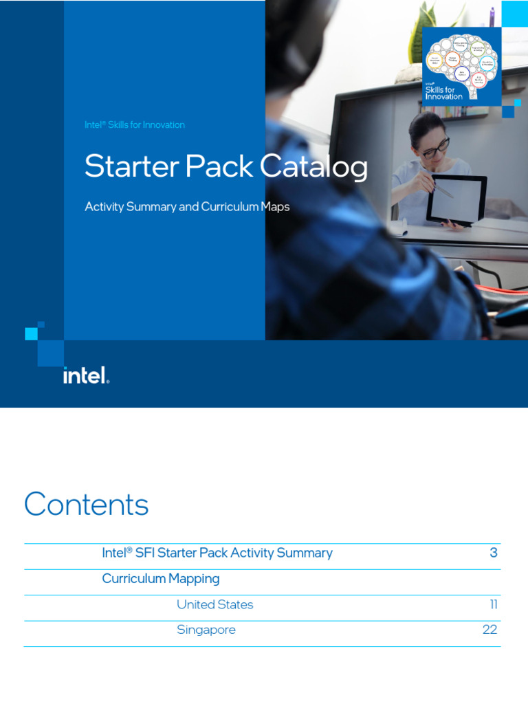 Intel Skills for Innovation Starter Pack | PDF | Artificial ...