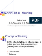 Chapter 8 - Hashing