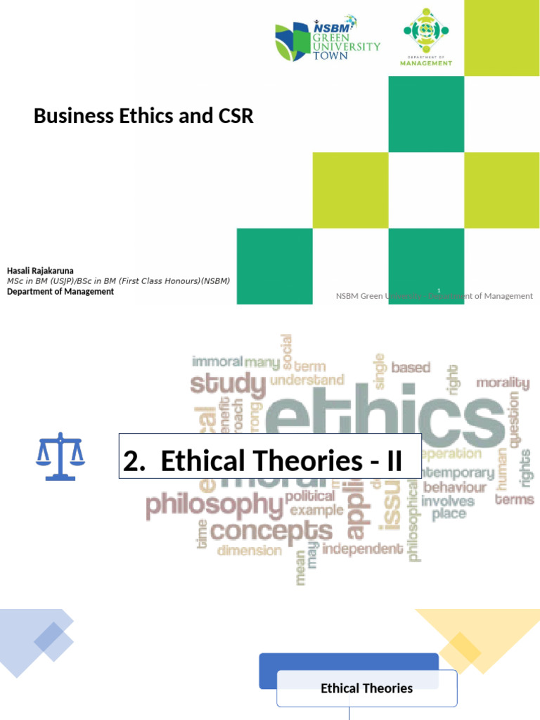 Ethical Decision-Making in Business | PDF | Decision Making | Value ...
