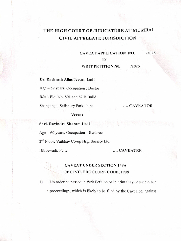 Caveat 1 | PDF