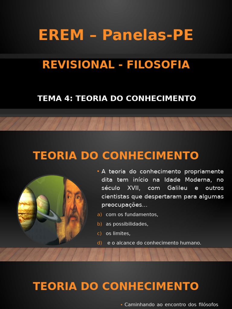 Teoria do Conhecimento na Filosofia | PDF | Aristóteles | Sócrates