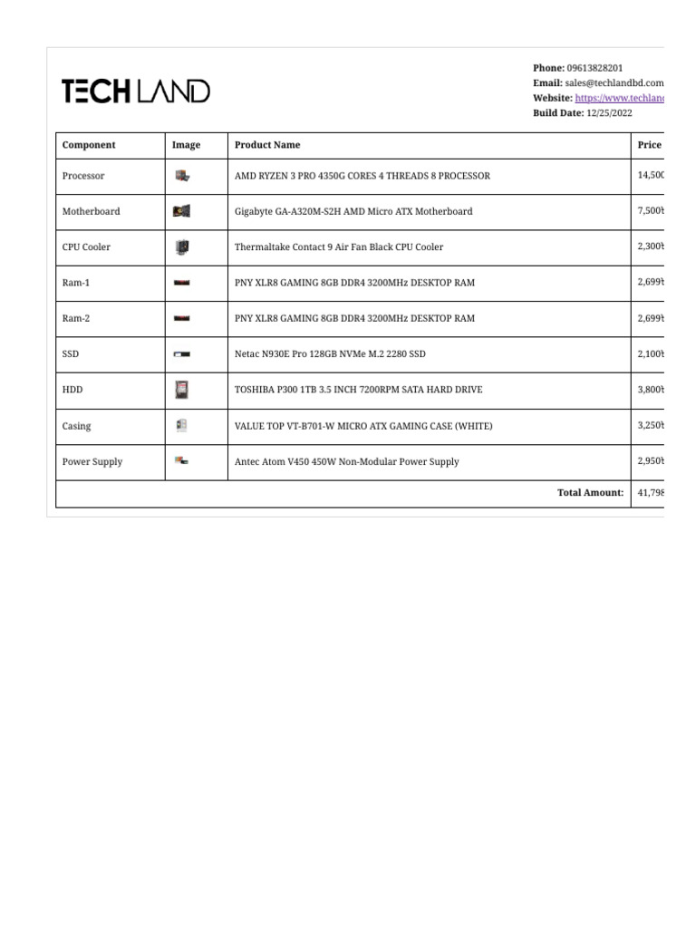 Https WWW - Techlandbd.com Index - PHP Route Extension PC Builder PC ...