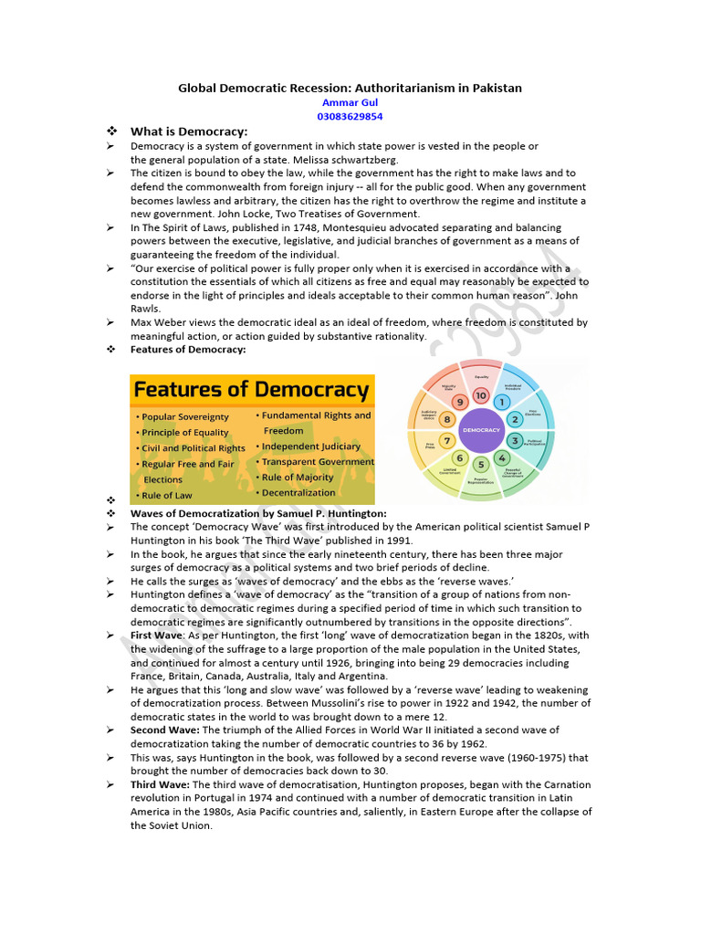 Authoritarianism and Democratic Decline in Pakistan | PDF | Democracy ...