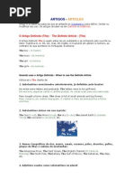 Ingles - Artigos