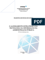 ROCHA-DOS-SANTOS, WJ - O alinhamento estratégico da tecnologia da informação na administração pública