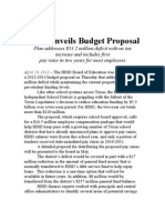 HISD Budget Proposal 041912
