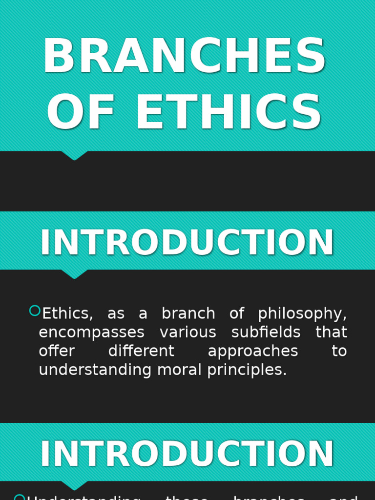 Major Branches of Ethics Explained | PDF | Virtue Ethics | Virtue