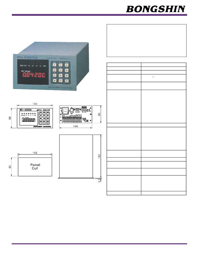 BS4200A Series Live Status Overview | PDF | Electrical Engineering ...
