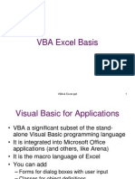 VBA Excel Basis