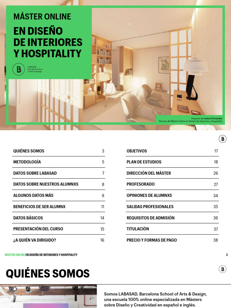 Máster Online en Diseño de Interiores | PDF | Diseño | Autodesk Revit
