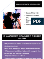 HRM Practices in Media Industry