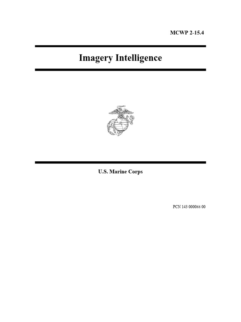 Marine Corps Imagery Intelligence Guide | PDF | Military Intelligence ...