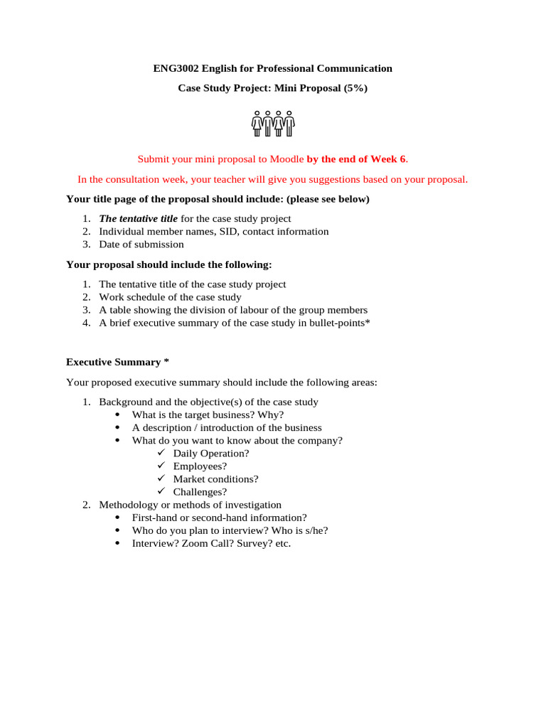 Mini Proposal for Party Room Case Study | PDF