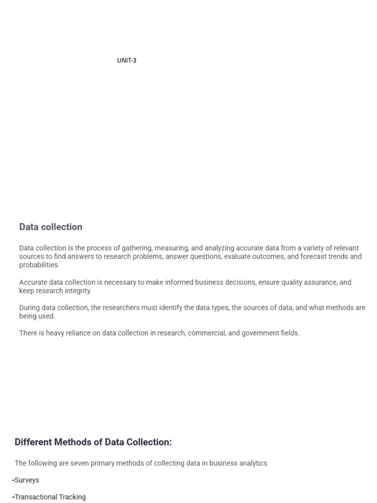 Data Collection Methods and Analysis | PDF | Skewness | Statistical ...