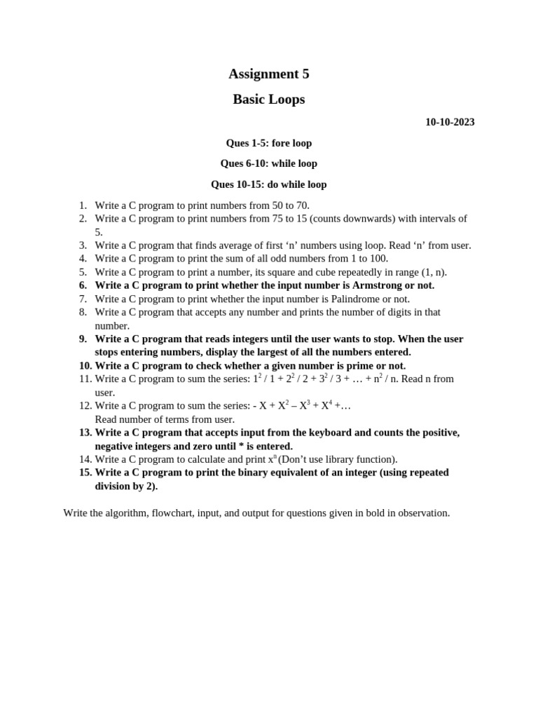 Ex 5 | PDF