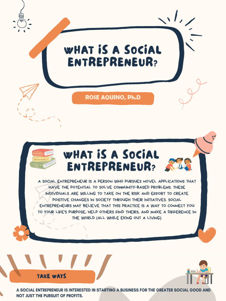 Understanding Social Entrepreneurship | PDF | Social Entrepreneurship ...