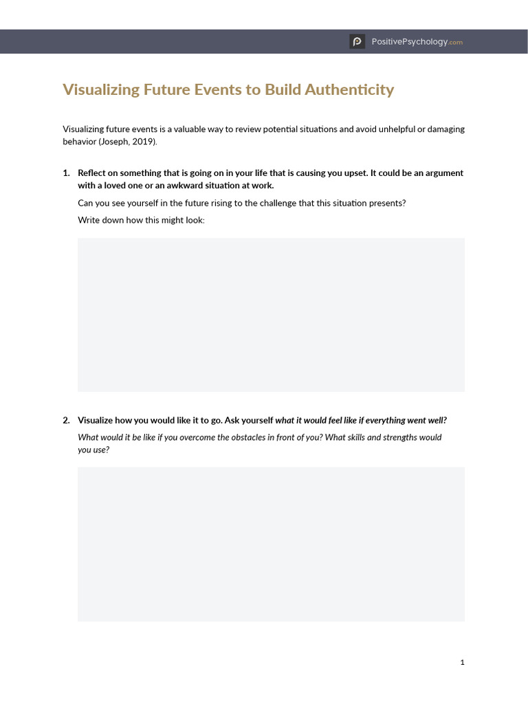 Visualizing Future Events for Authenticity | PDF