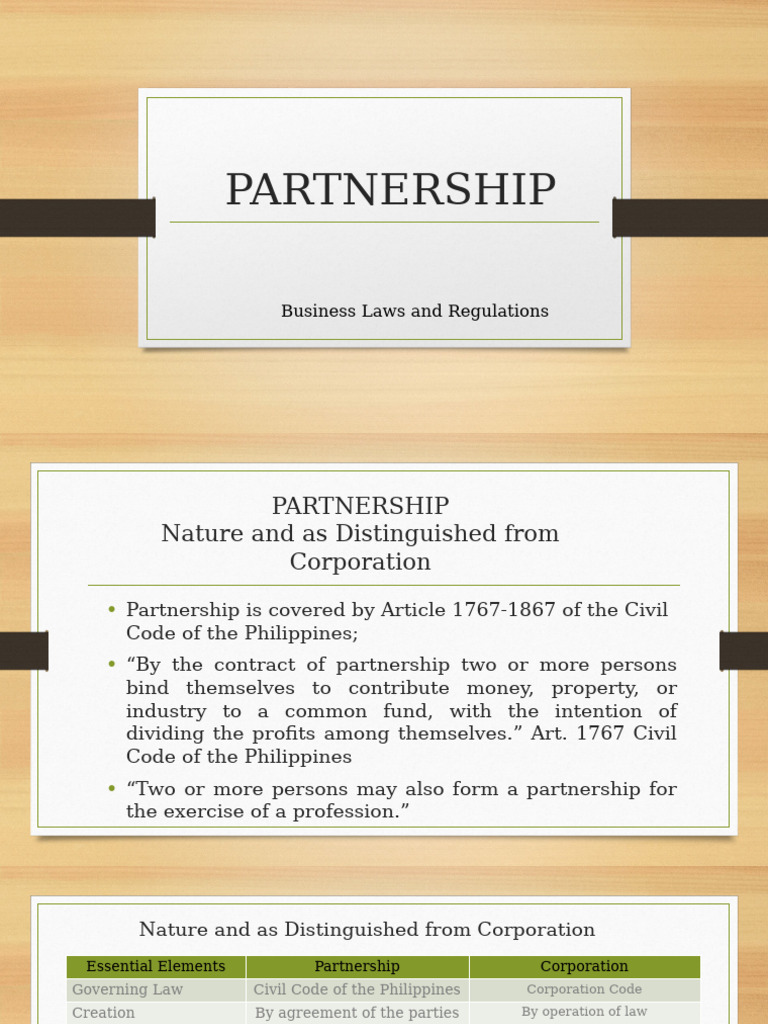 Partnership | PDF | Partnership | Liquidation