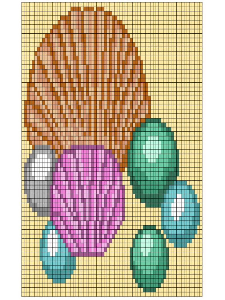 Pearly Shells 1 Cross Stitch Pattern | PDF