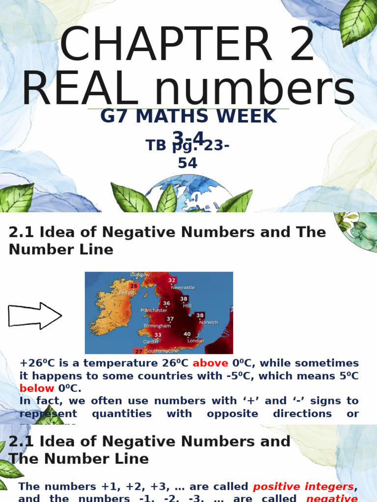 Understanding Real Numbers and Operations | PDF | Decimal | Rational Number