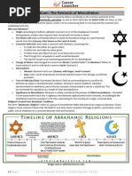 Monotheistic Religions Comparison Table | PDF | Monotheism | God