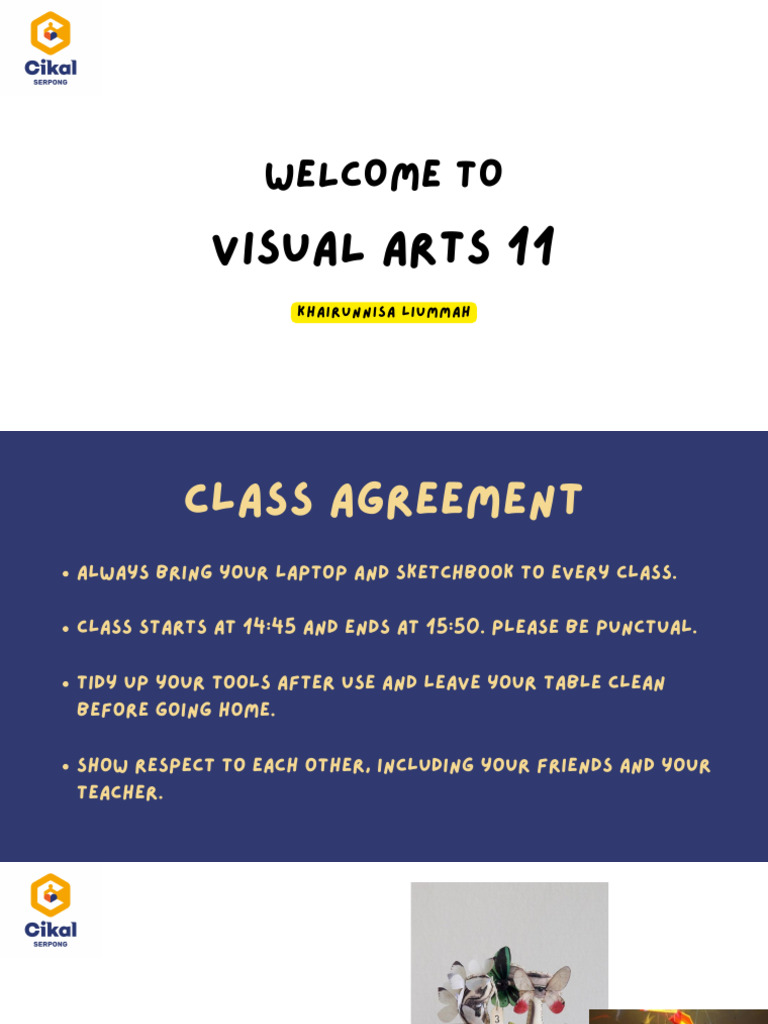 Visual Arts 11 Class Agreement & Outline | PDF | Installation Art | Concept