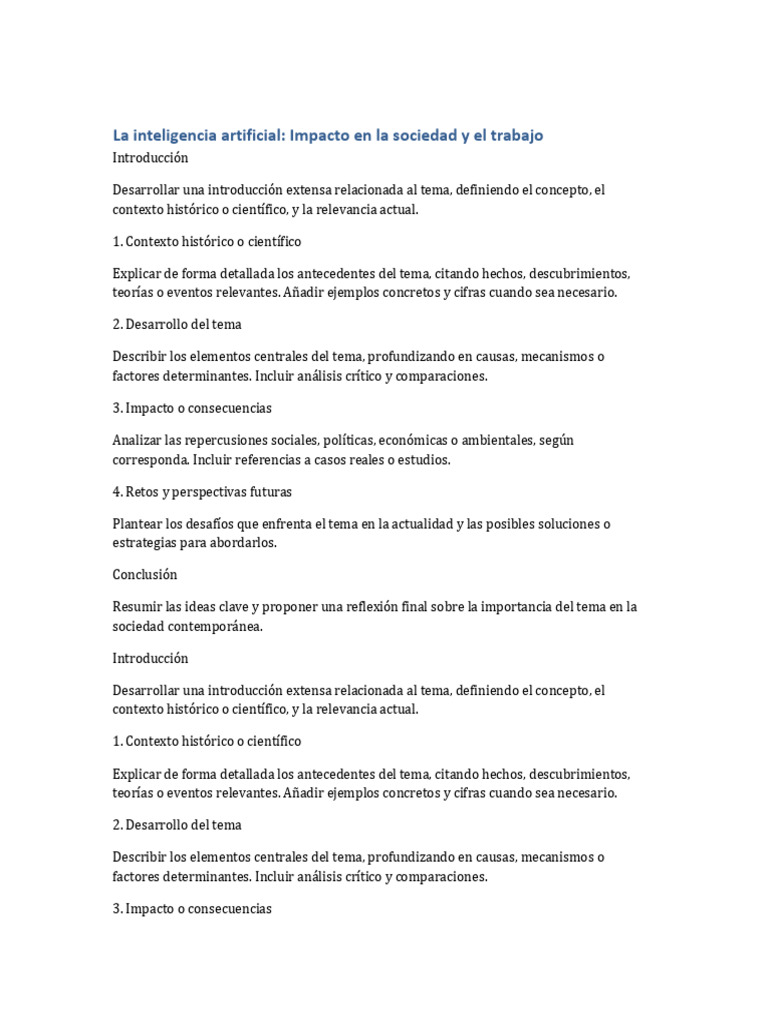 Impacto de la IA en sociedad y trabajo | PDF | Inteligencia | Sociedad