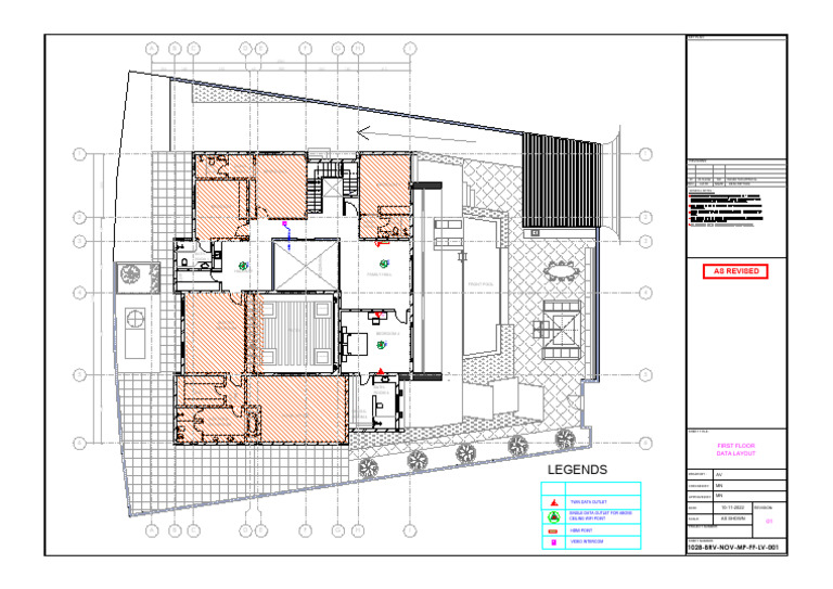 1028-Brv-Nov-Mp-Ff-Ws-001 R1 - First Floor Plumbing Layout | PDF | Room ...