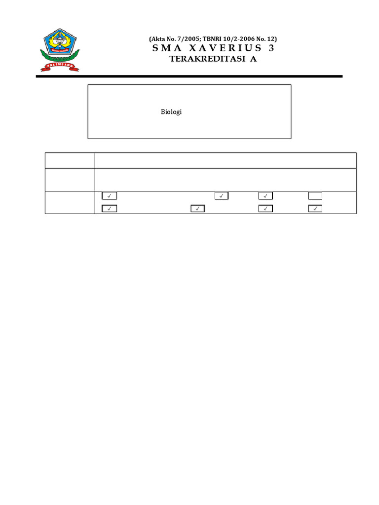 Contoh Format RPP - Deep Learning - Biologi | PDF