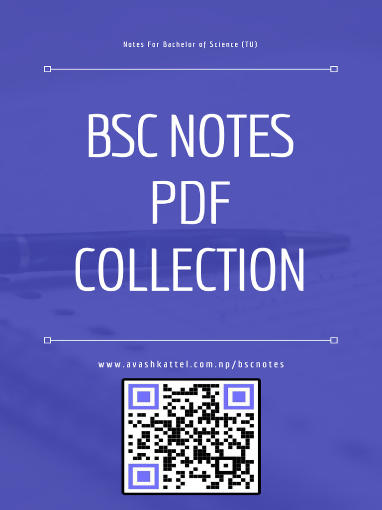 BSc Notes Collection for TU Students | PDF