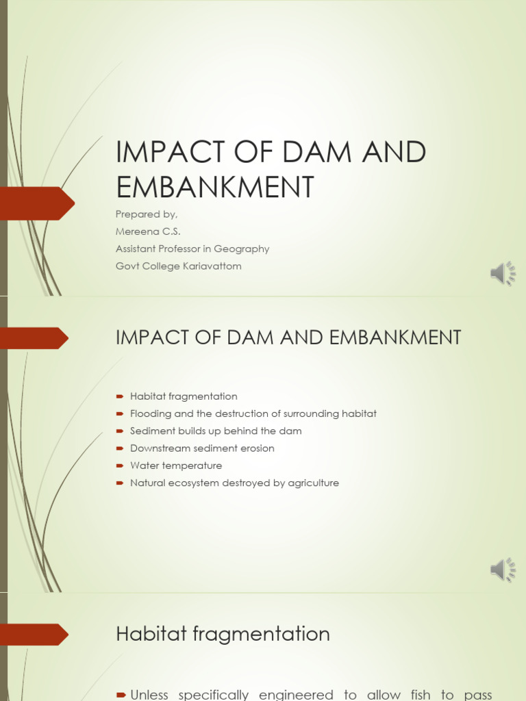 Effects of Dams on Ecosystems and Habitat | PDF | Dam | River